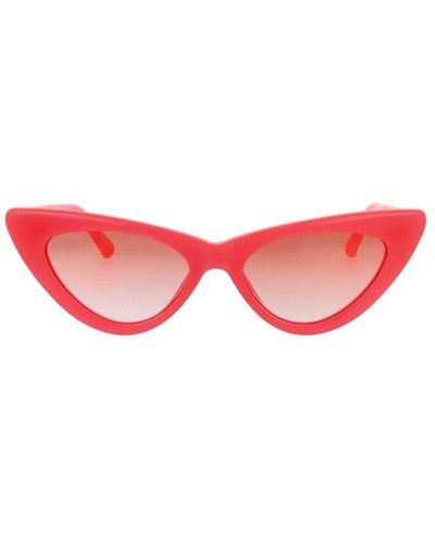 Linda Farrow X The Attico Dora Cat-eye Frame Sunglasses - Red