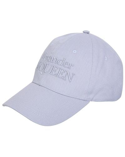 Alexander McQueen Logo Embroidered Baseball Cap - Purple