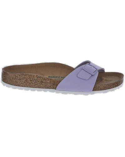 Birkenstock Buckle Detailed Slip-on Sandals - Purple