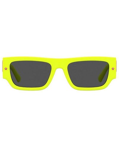 Chiara Ferragni Rectangle Frame Sunglasses - Yellow