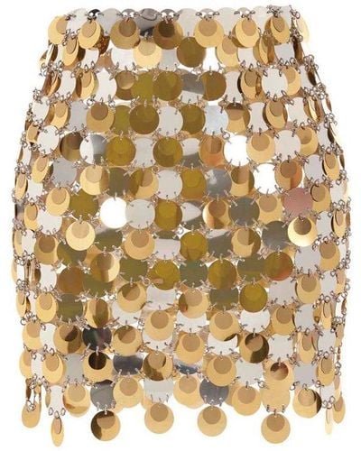 Rabanne 'sparkle' Skirt - Metallic