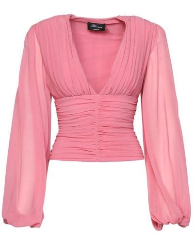 Blumarine Blouse Long Sleeves - Pink