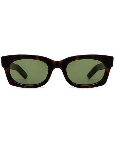 Retrosuperfuture Ambos Rectangle Frame Sunglasses - Green