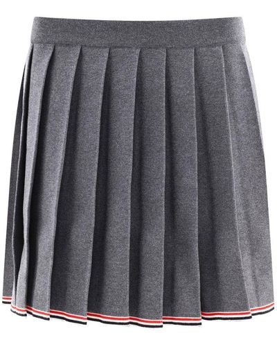 Thom Browne Full Needle Skirt - Black