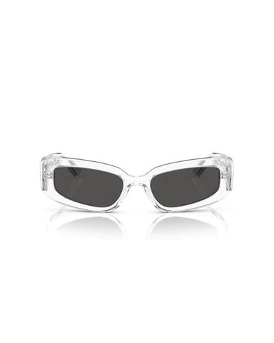 Dolce & Gabbana Rectangular Frame Sunglasses - White