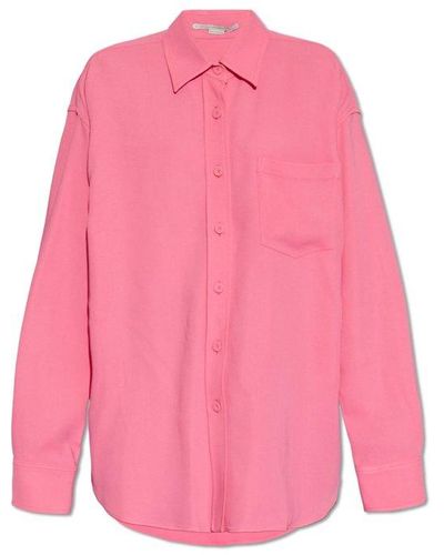 Stella McCartney Oversize Shirt, - Pink