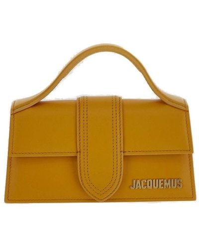Jacquemus Le Bambino Mini Flap Shoulder Bag - Yellow