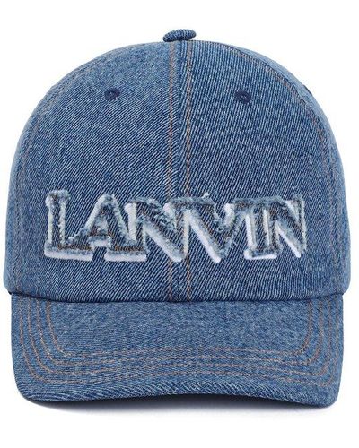 Lanvin Denim Baseball Cap - Blue