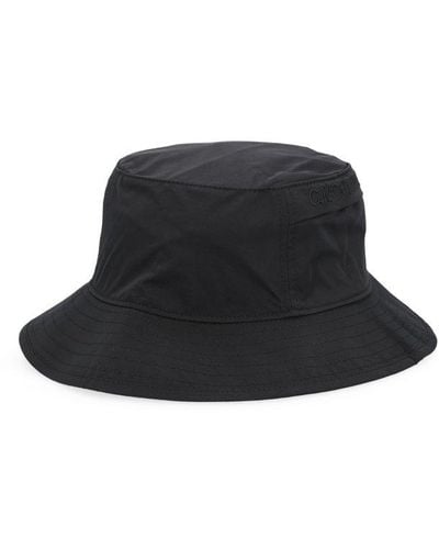 C.P. Company Logo Embroidered Wide Brim Bucket Hat - Black