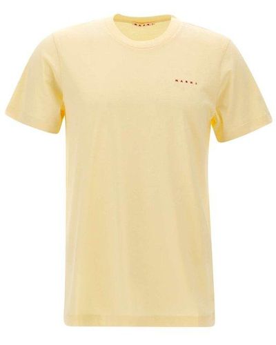 Marni Cotton Jersey T-shirt - Yellow