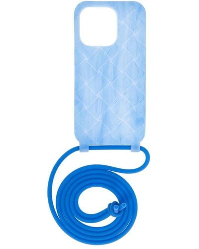 Bottega Veneta Iphone 14 Pro Case, - Blue