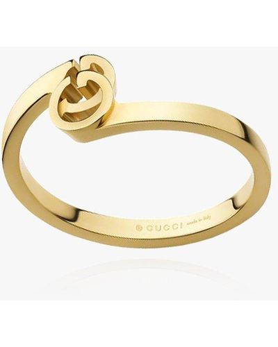 Gucci Yellow Gold Ring, - Metallic