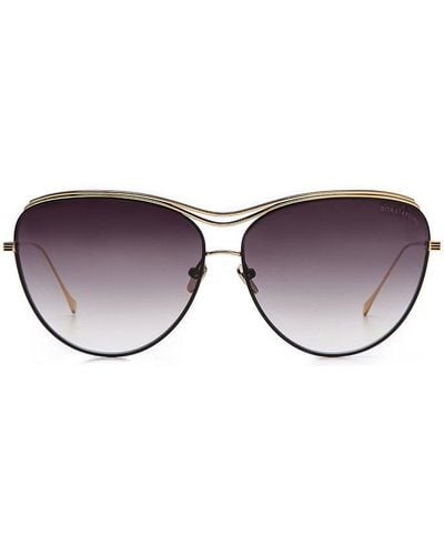 Dita Eyewear Aviator Frame Sunglasses - Purple