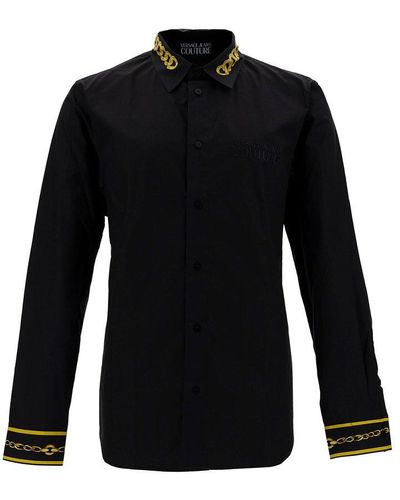 Versace Shirt With Print - Black