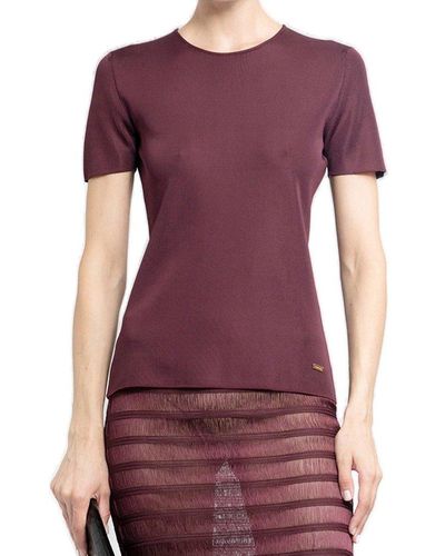 Tom Ford Knitted T-shirt - Purple