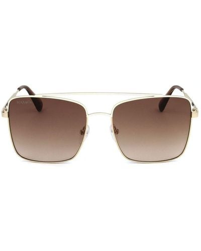 MAX&Co. Square Frame Sunglasses - Metallic