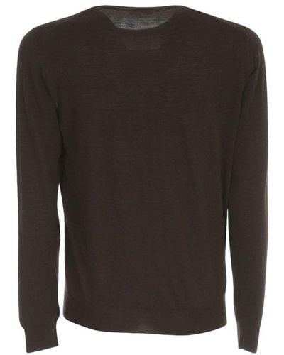 Drumohr Crewneck Knitted Sweater - Black