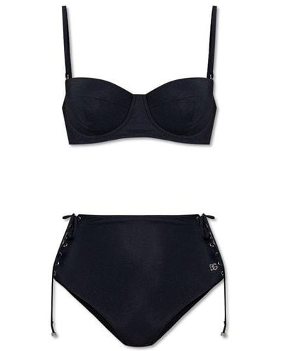Dolce & Gabbana Two-Piece Swimsuit - Black