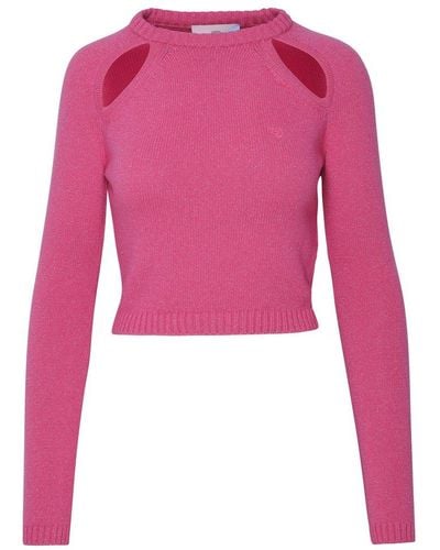 Chiara Ferragni Pink Cashmere Blend Sweater