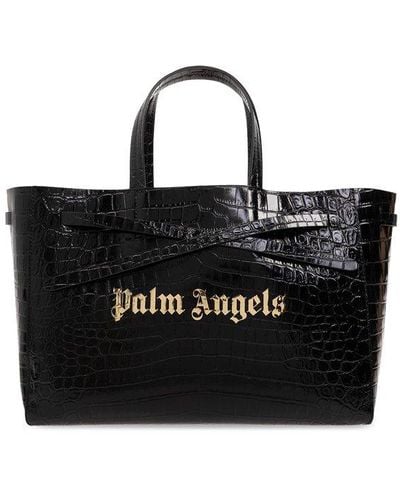 Palm Angels Shopper Bag, - Black