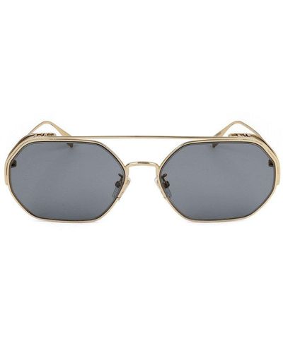 Fendi Geometric Frame Sunglasses - Black