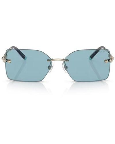 Tiffany & Co. Rectangle Frame Sunglasses - Blue