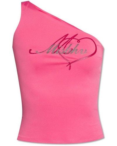 MISBHV Top With Logo, - Pink