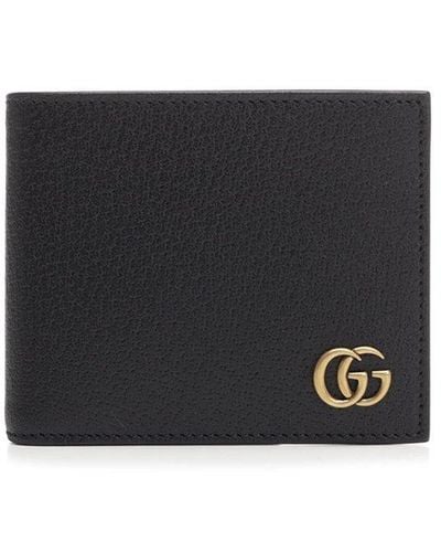 Gucci Gg Marmont Leather Coin Wallet - Black