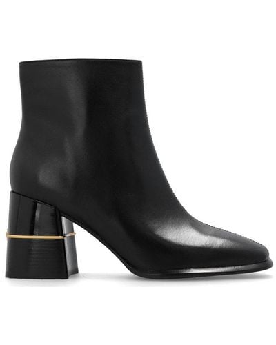 Tory Burch Pointed-toe Ankle Boots - Black