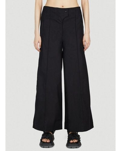 The North Face Wide Leg Pleated Trousers - Black