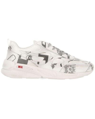 DIESEL Graphic Printed Low-top Trainers - White