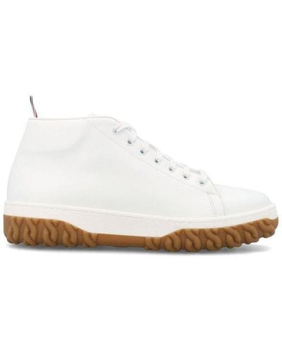 Thom Browne Court Mid-top Sneakers - White