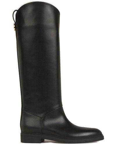 Loro Piana Kilda Round-roe Boots - Black