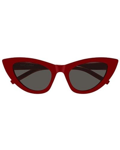 Saint Laurent Cat Eye Sunglasses - Red