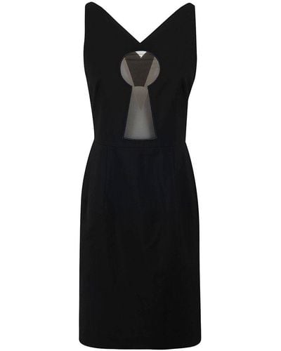 Moschino Sleeveless Mini Dress - Black
