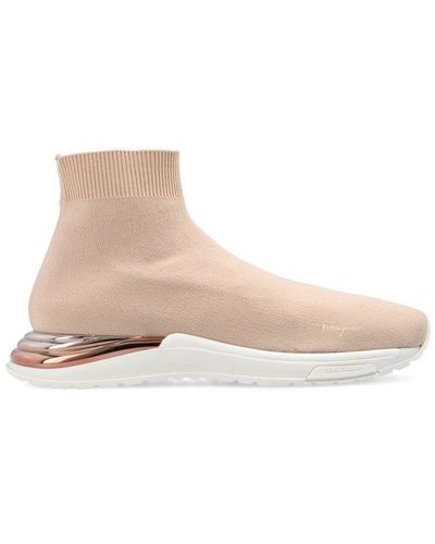 Ferragamo Slip-on Sock Sneakers - Pink
