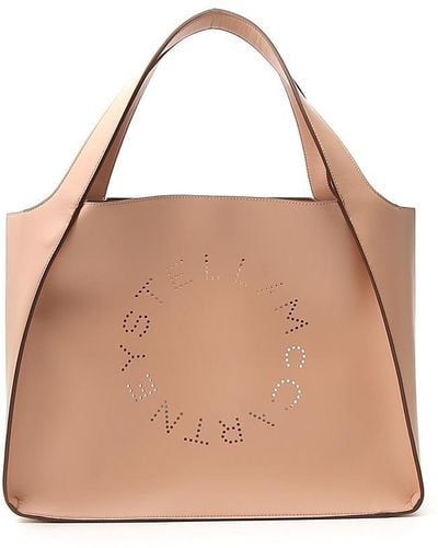 Stella McCartney Stella Logo Tote Bag - Natural