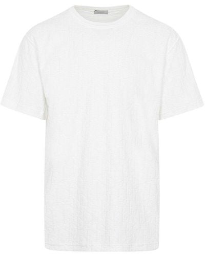Dior Allover Logo Crewneck T-shirt - White