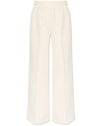 Jil Sander + Wool Trousers, - White