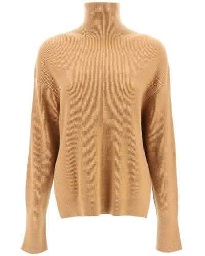 Nanushka 'arya' Cashmere Blend Sweater - Natural