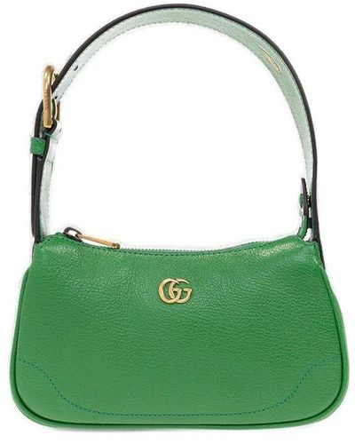 Gucci Double G Aphrodite Shoulder Bag - Green