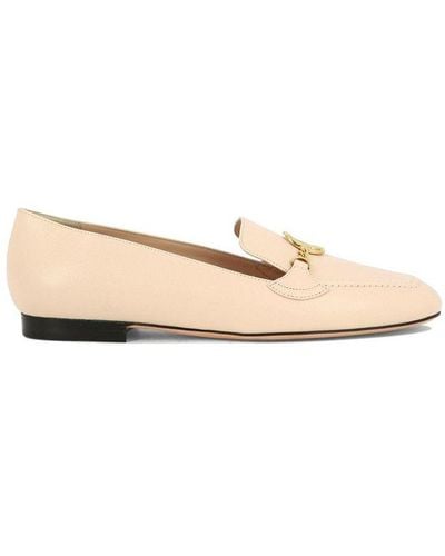 Bally Obrien Logo Plaque Loafers - Pink