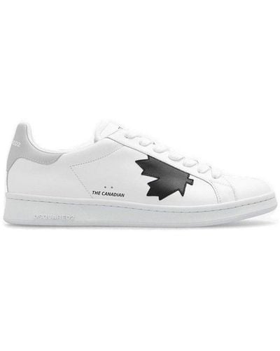 DSquared² Boxer Lace-up Sneakers - White