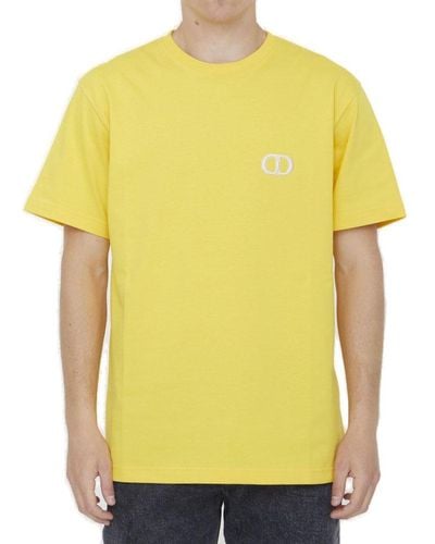 Dior Cd Icon T-Shirt - Yellow