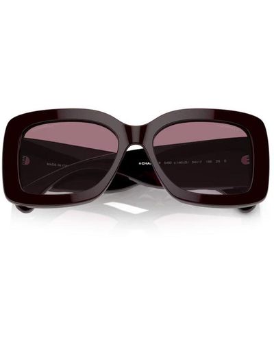A Pair Of Chanel Oversized Brown Sunglasses, Auction