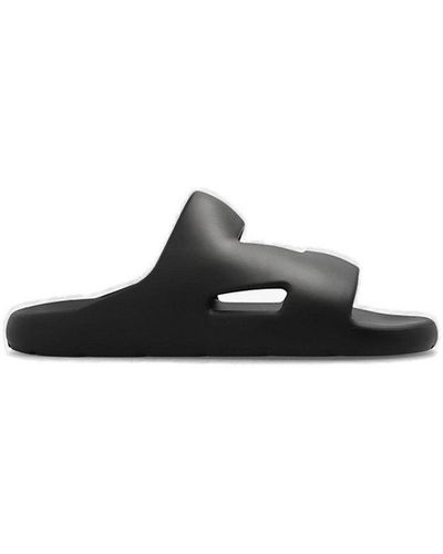 Bottega Veneta Ultra Lightweight Band Sandals - Black