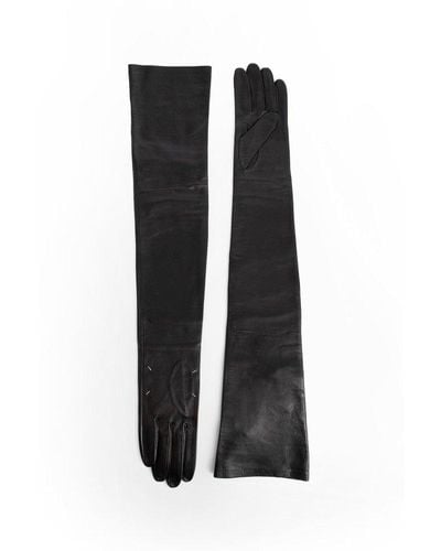 Maison Margiela Long Gloves - Black