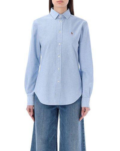 Polo Ralph Lauren Oxford Cotton Shirt - Blue