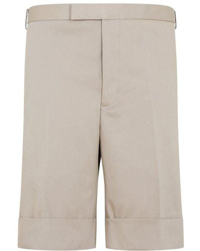 Thom Browne Super Low Drop Crotch Short Pants - Gray