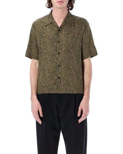 Saint Laurent Hawaiian Short-sleeved Shirt - Green